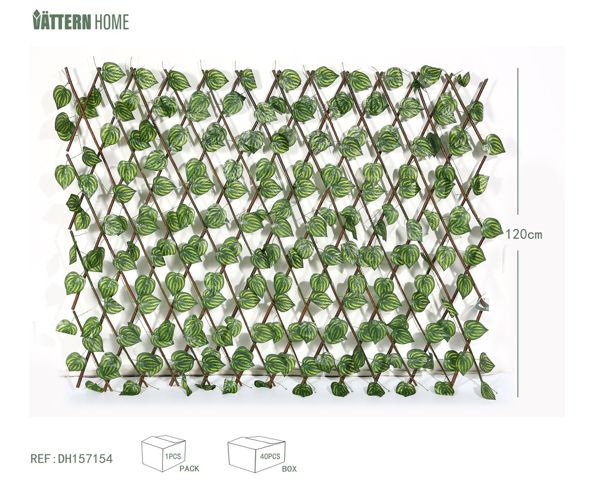 Sandía grande de 216 hojas, cerca de 120 cm de madera + plástico (PE) + poliéster de seda (poliéster) verde de capas gruesas, textura clara, natural y verdadera.