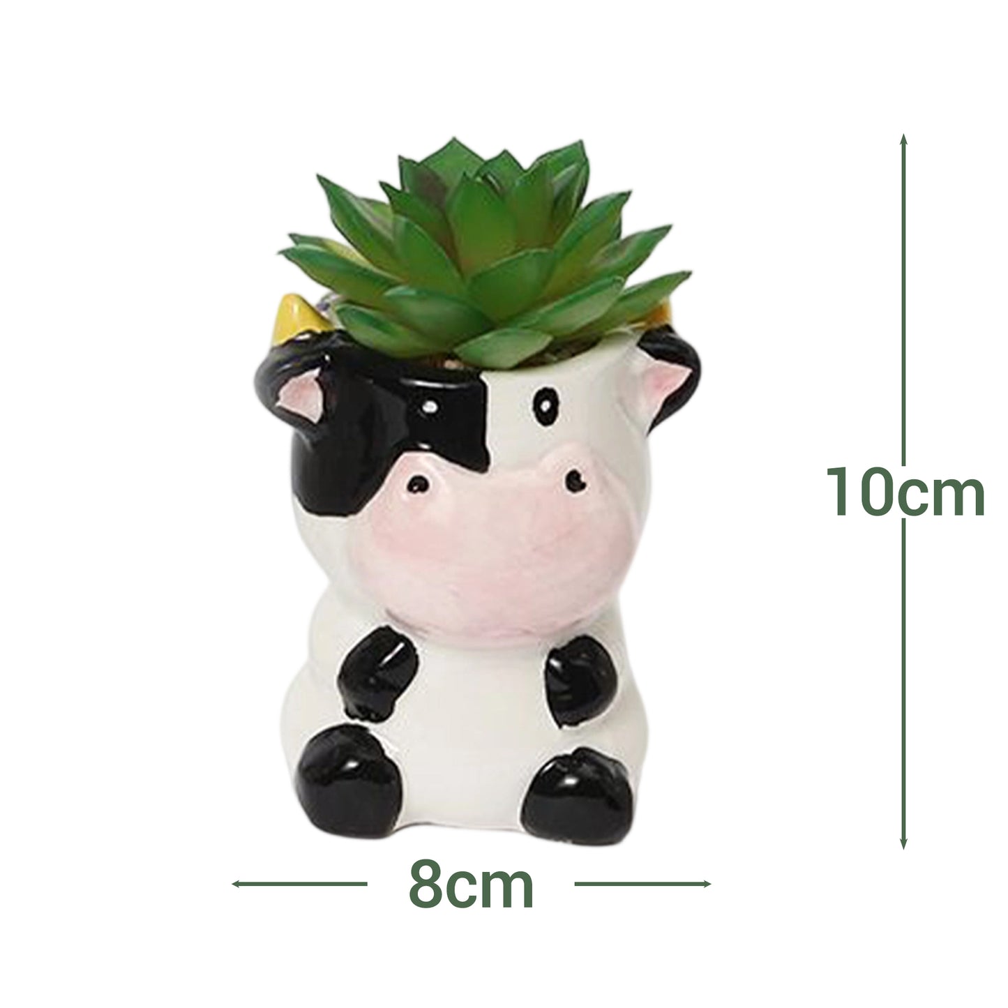VATTEN HOME Plantas Artificiales 8 * 10CM, CERÁMICA, MACETAS DE Plantas Verdes SIMULADAS para Crear PAISAJES ECOLÓGICOS EN EL Espacio Natural Y Decoraciones ESCÉNICAS