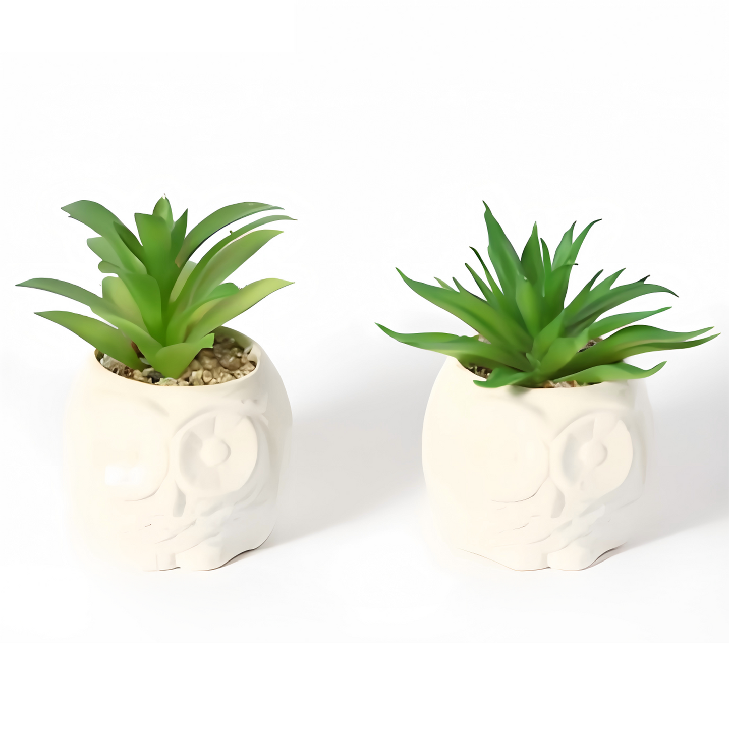 VATTEN HOME Plantas Artificiales 8 * 10CM, CERÁMICA, MACETAS DE Plantas Verdes SIMULADAS para Crear PAISAJES ECOLÓGICOS EN EL Espacio Natural Y Decoraciones ESCÉNICAS