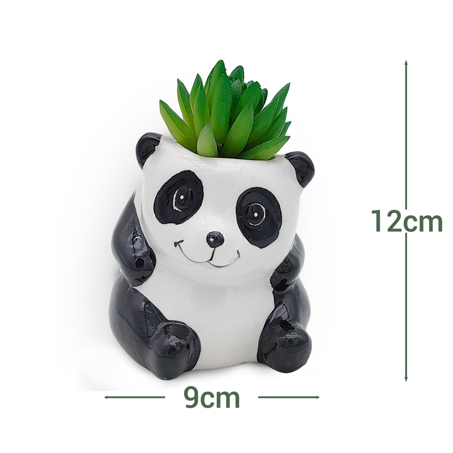 VATTEN HOME Plantas Artificiales 8 * 10CM, CERÁMICA, MACETAS DE Plantas Verdes SIMULADAS para Crear PAISAJES ECOLÓGICOS EN EL Espacio Natural Y Decoraciones ESCÉNICAS