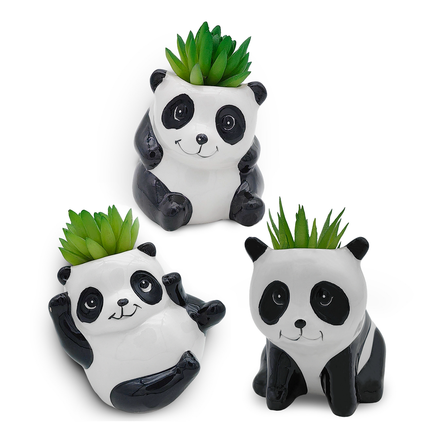 VATTEN HOME Plantas Artificiales 8 * 10CM, CERÁMICA, MACETAS DE Plantas Verdes SIMULADAS para Crear PAISAJES ECOLÓGICOS EN EL Espacio Natural Y Decoraciones ESCÉNICAS