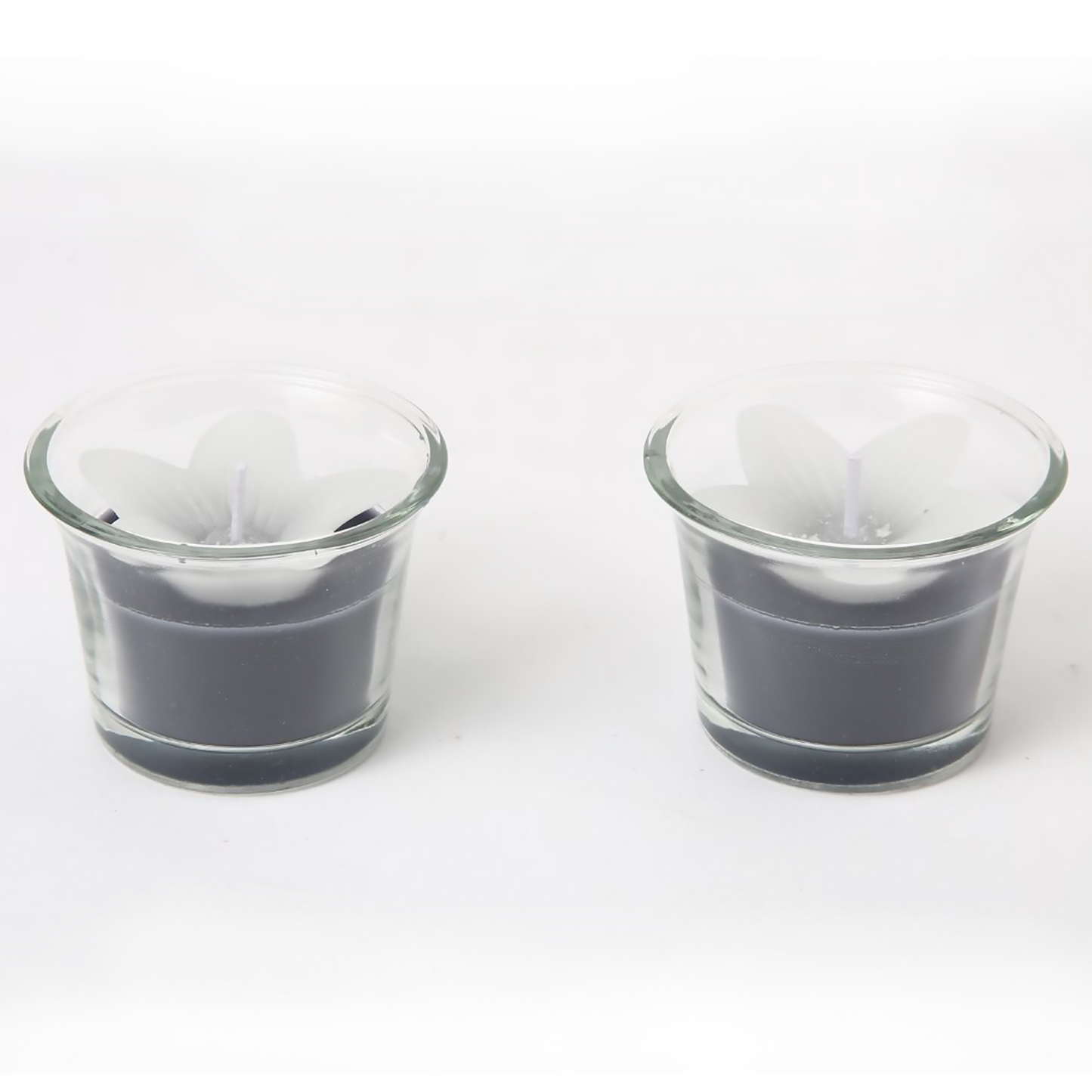 2 velas de taza de 6 x 4,5 cm de parafina con sabor a uva (negra) que arden durante 8 horas