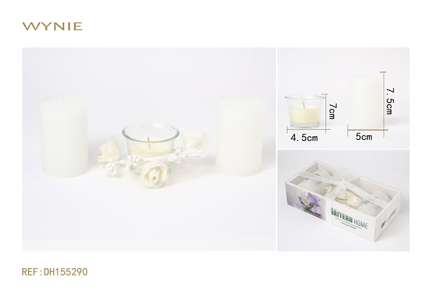 2 velas perfumadas + 1 vela tipo taza de 5*7,5 CM + 4,5*7 CM de parafina con sabor a campana de viento azul (blanca) que arde durante 12 horas