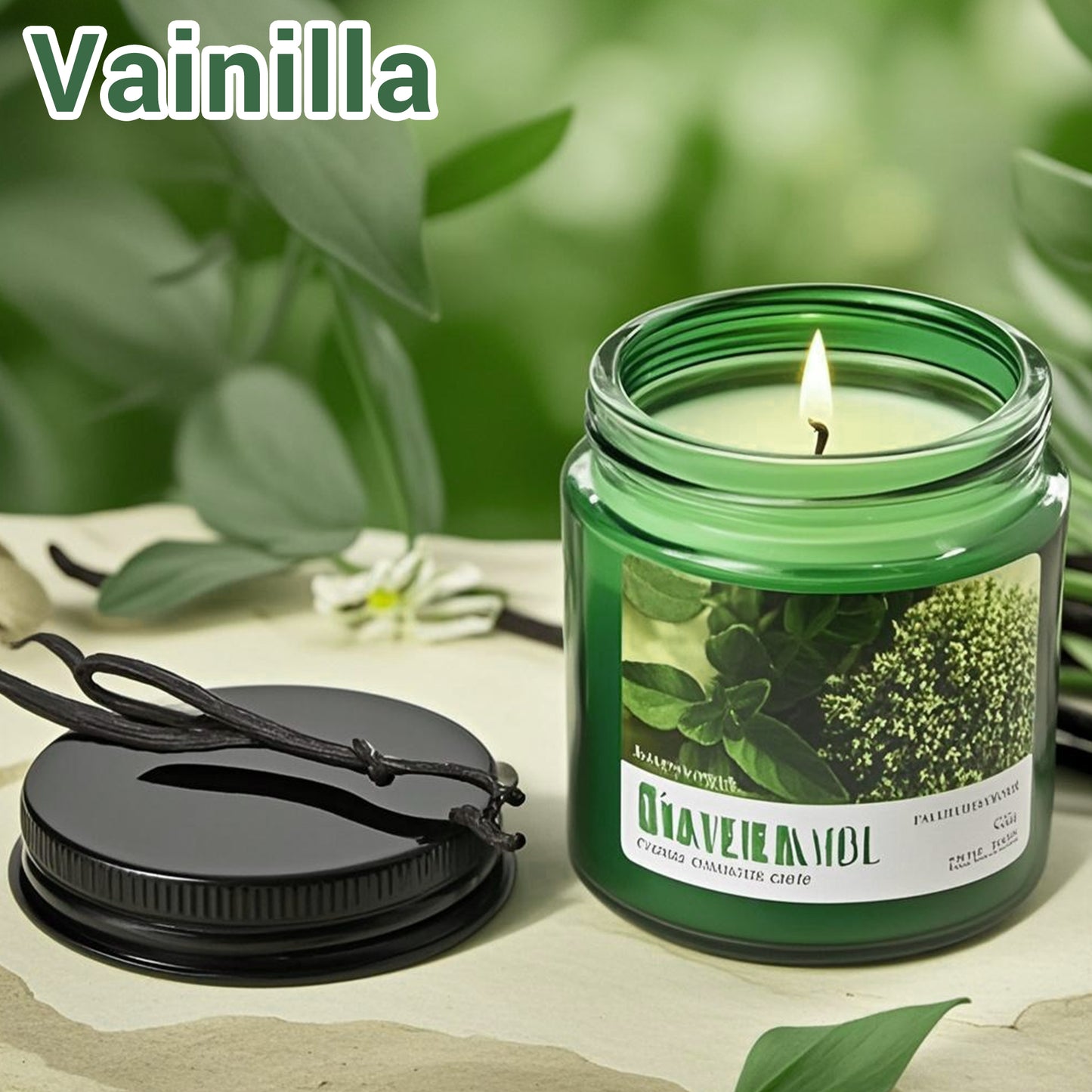 Vela Aromática Perfumada para Aromaterapia, Vela con Tapa, 6.7x6.7x7cm - 10 Horas de Duración, Regalo Mujer Cumpleaños