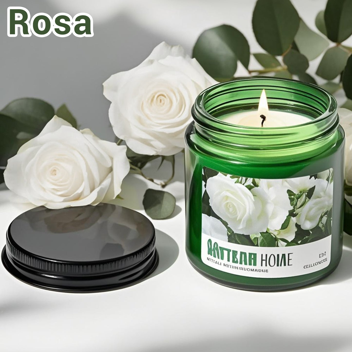 Vela Aromática Perfumada para Aromaterapia, Vela con Tapa, 6.7x6.7x7cm - 10 Horas de Duración, Regalo Mujer Cumpleaños