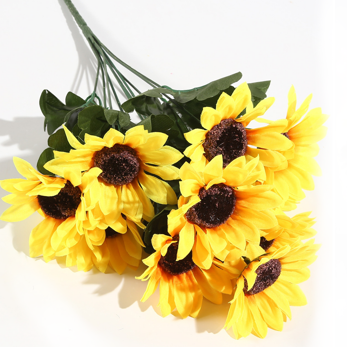 VATTEN HOME Ramo DE Flores Artificiales, 29 CM, POLIÉSTER, Polietileno, Hierro, COPOLÍMERO DE ETILENO-Acetato DE Vinilo, Realista, Puro Y Elegante