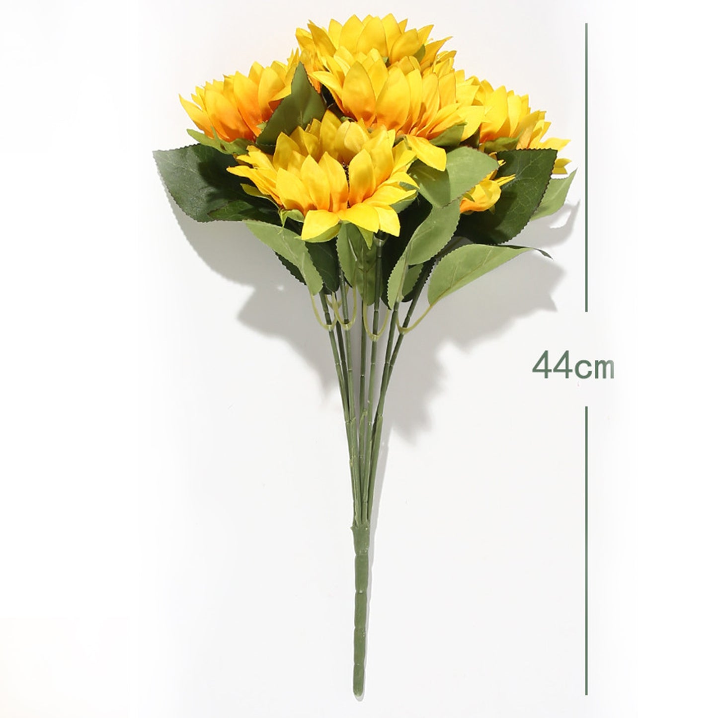 VATTEN HOME Ramo DE Flores Artificiales, 29 CM, POLIÉSTER, Polietileno, Hierro, COPOLÍMERO DE ETILENO-Acetato DE Vinilo, Realista, Puro Y Elegante