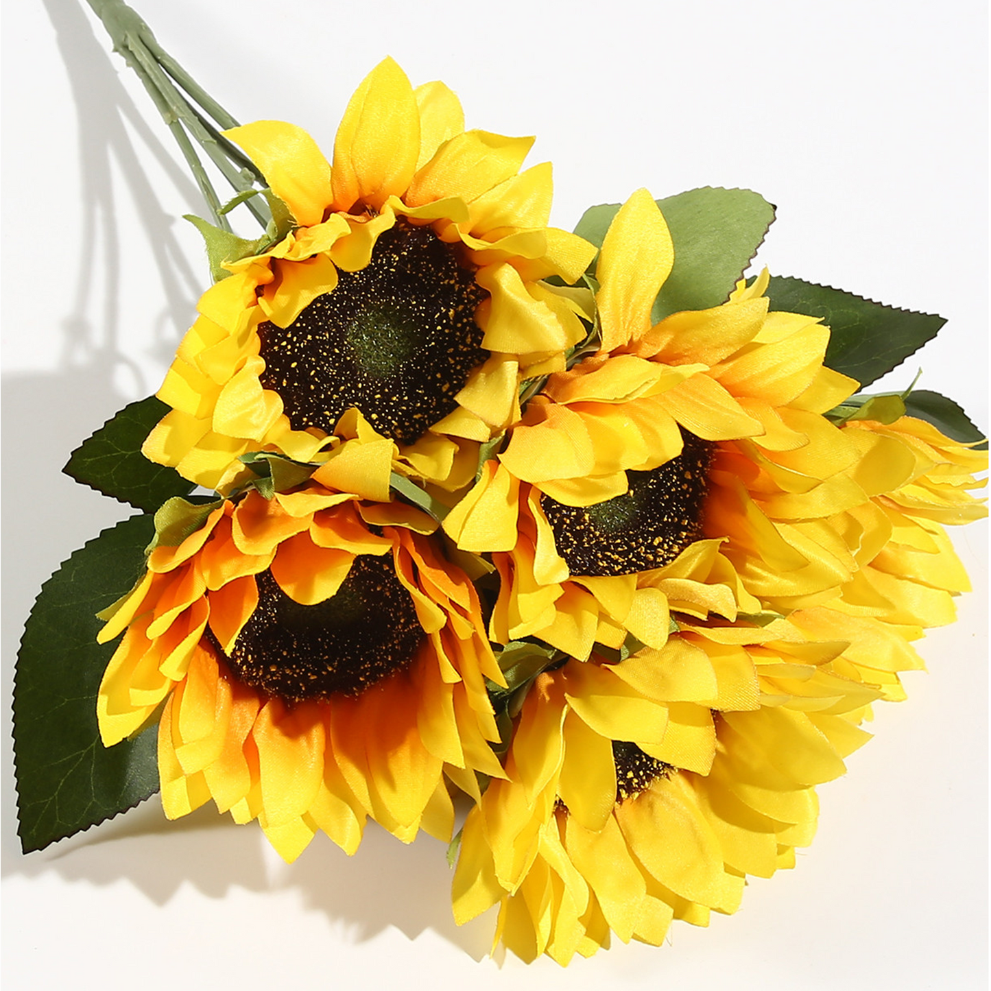 VATTEN HOME Ramo DE Flores Artificiales, 29 CM, POLIÉSTER, Polietileno, Hierro, COPOLÍMERO DE ETILENO-Acetato DE Vinilo, Realista, Puro Y Elegante