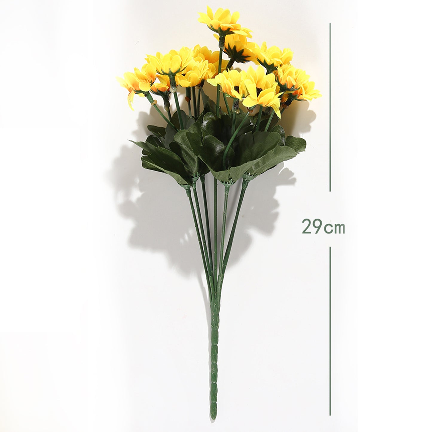 VATTEN HOME Ramo DE Flores Artificiales, 29 CM, POLIÉSTER, Polietileno, Hierro, COPOLÍMERO DE ETILENO-Acetato DE Vinilo, Realista, Puro Y Elegante