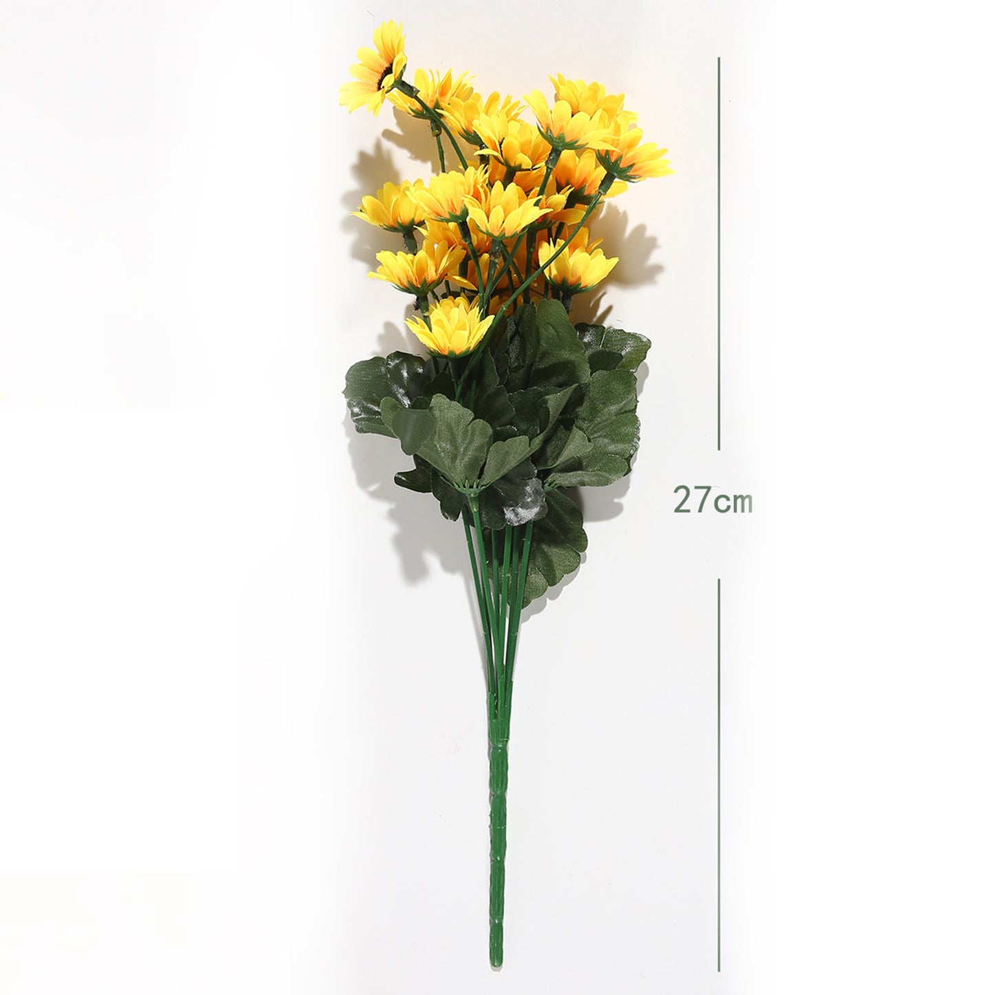VATTEN HOME Ramo DE Flores Artificiales, 29 CM, POLIÉSTER, Polietileno, Hierro, COPOLÍMERO DE ETILENO-Acetato DE Vinilo, Realista, Puro Y Elegante