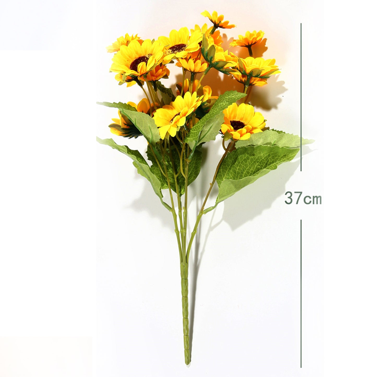 VATTEN HOME Ramo DE Flores Artificiales, 29 CM, POLIÉSTER, Polietileno, Hierro, COPOLÍMERO DE ETILENO-Acetato DE Vinilo, Realista, Puro Y Elegante