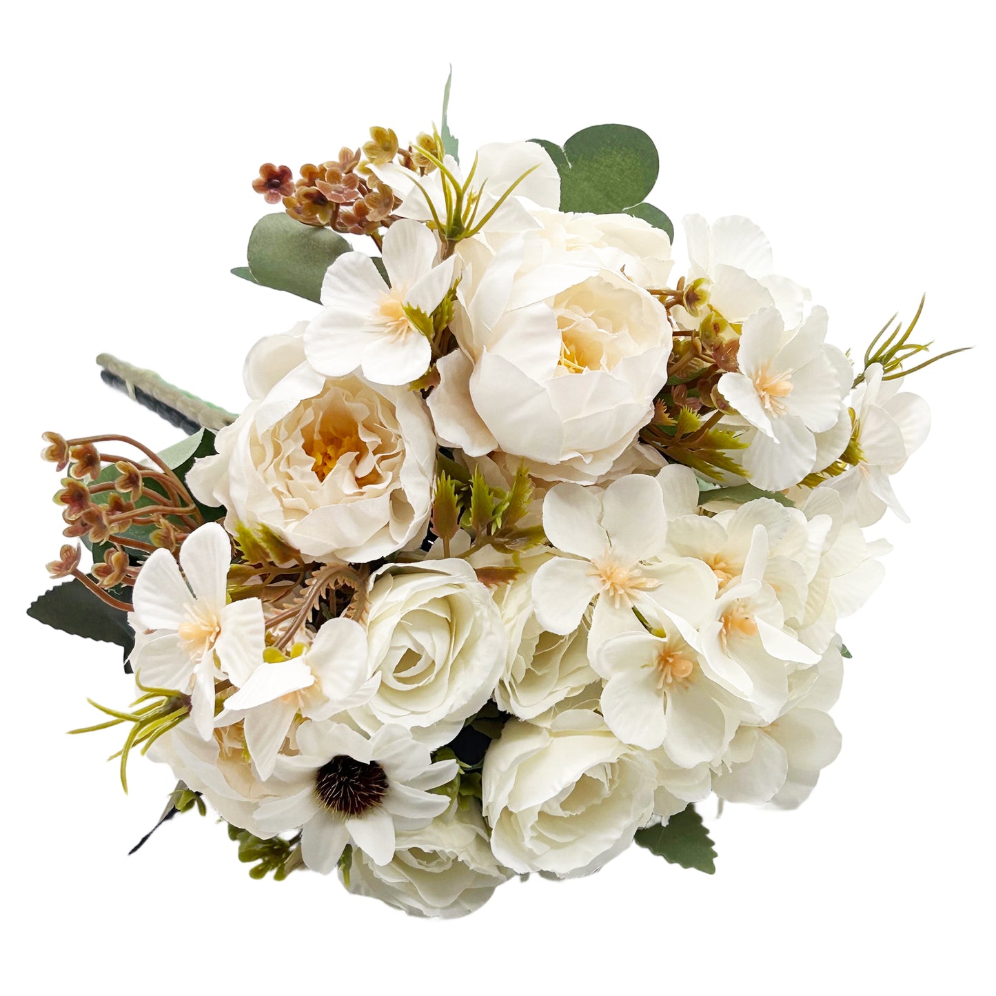 VATTEN HOME Ramos de Tela de Seda Artificial Mixta, adecuados para Ramos de Boda, Decoraciones para Fiestas en el hogar