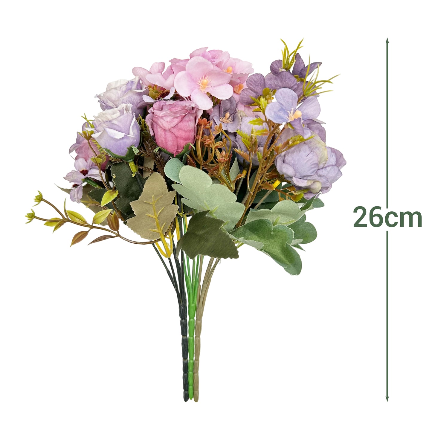 VATTEN HOME Ramos de Tela de Seda Artificial Mixta, adecuados para Ramos de Boda, Decoraciones para Fiestas en el hogar