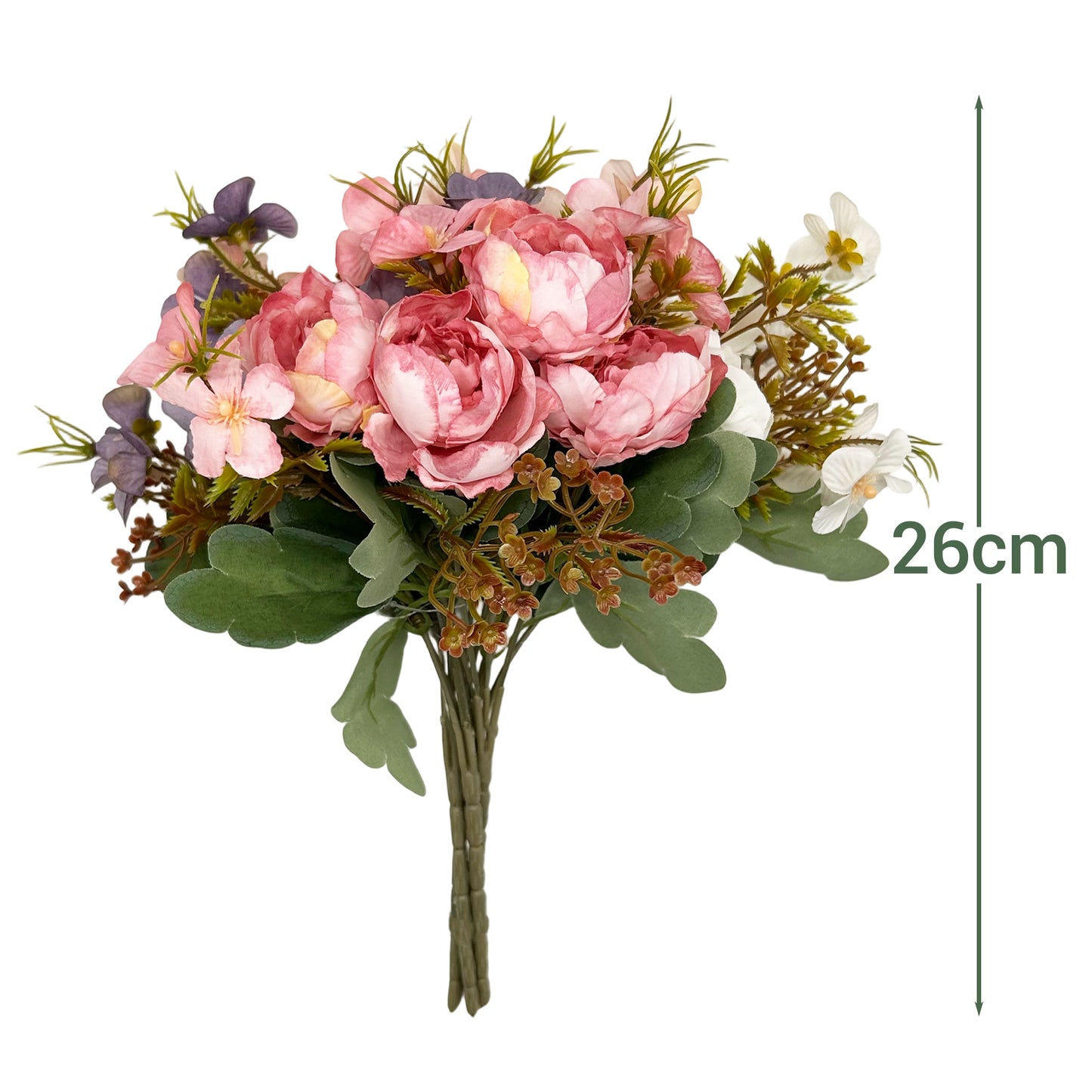 VATTEN HOME Ramos de Tela de Seda Artificial Mixta, adecuados para Ramos de Boda, Decoraciones para Fiestas en el hogar