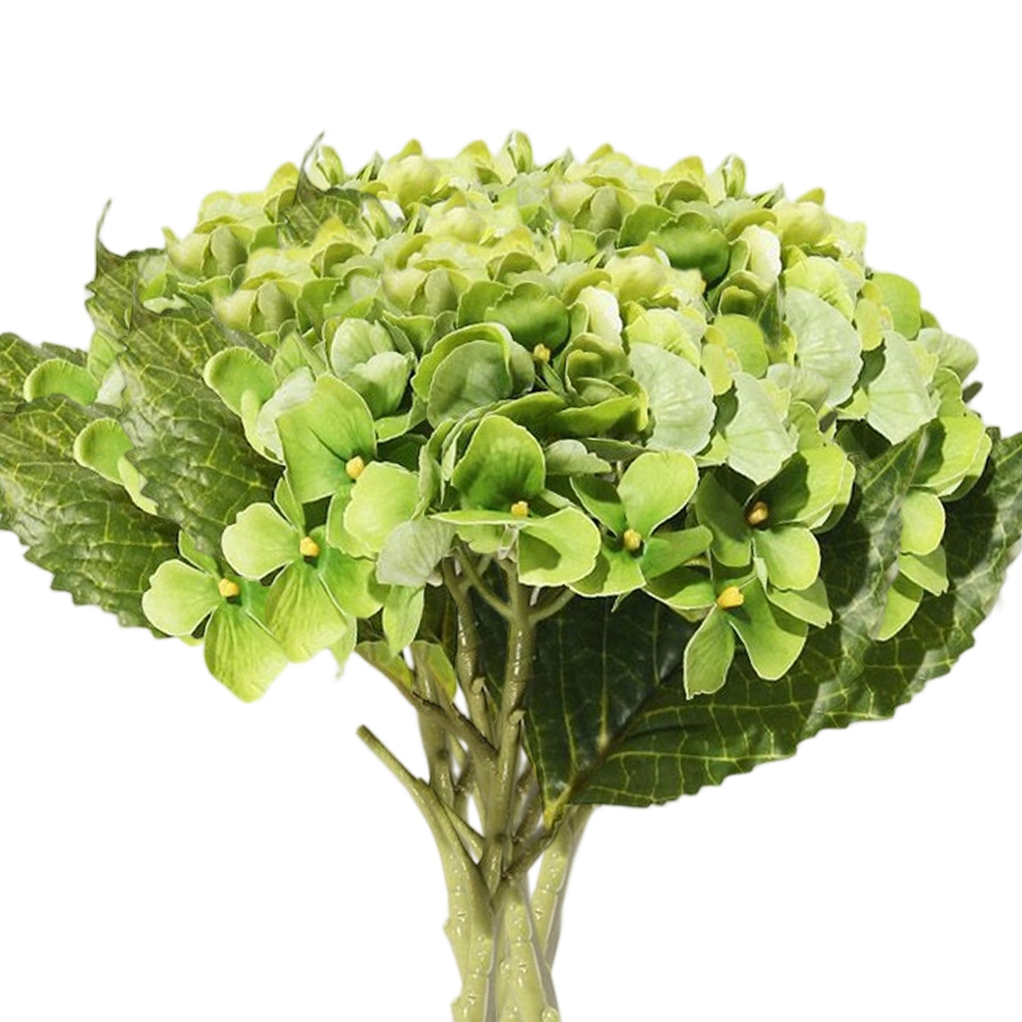 VATTEN HOME Ramo de hortensias Artificiales de 5 Flores con Tacto de película de 50 cm, Adecuado para arreglos Florales de Mesa para Bodas y Fiestas.