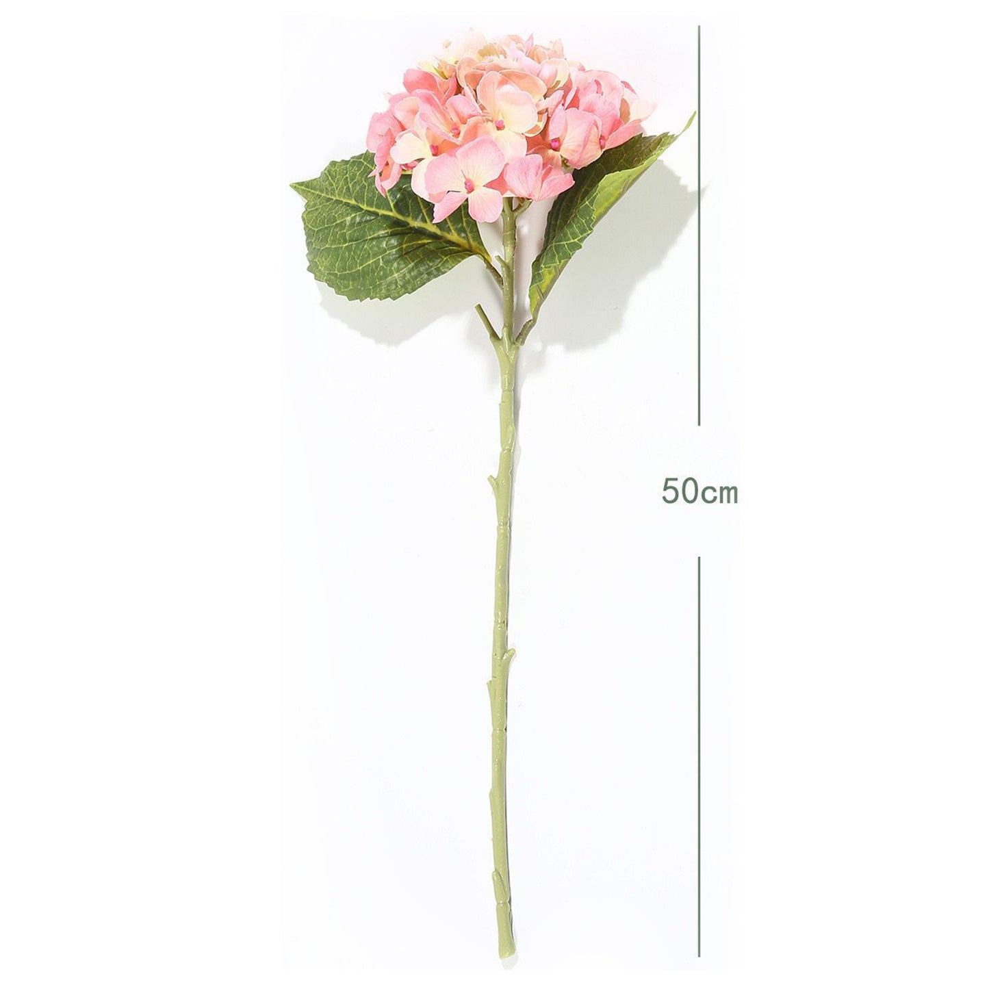VATTEN HOME Hortensia Artificial de 50 cm con Tacto de película, Ramo de hortensias Dobles para arreglos Florales de Mesa para Bodas y Fiestas.