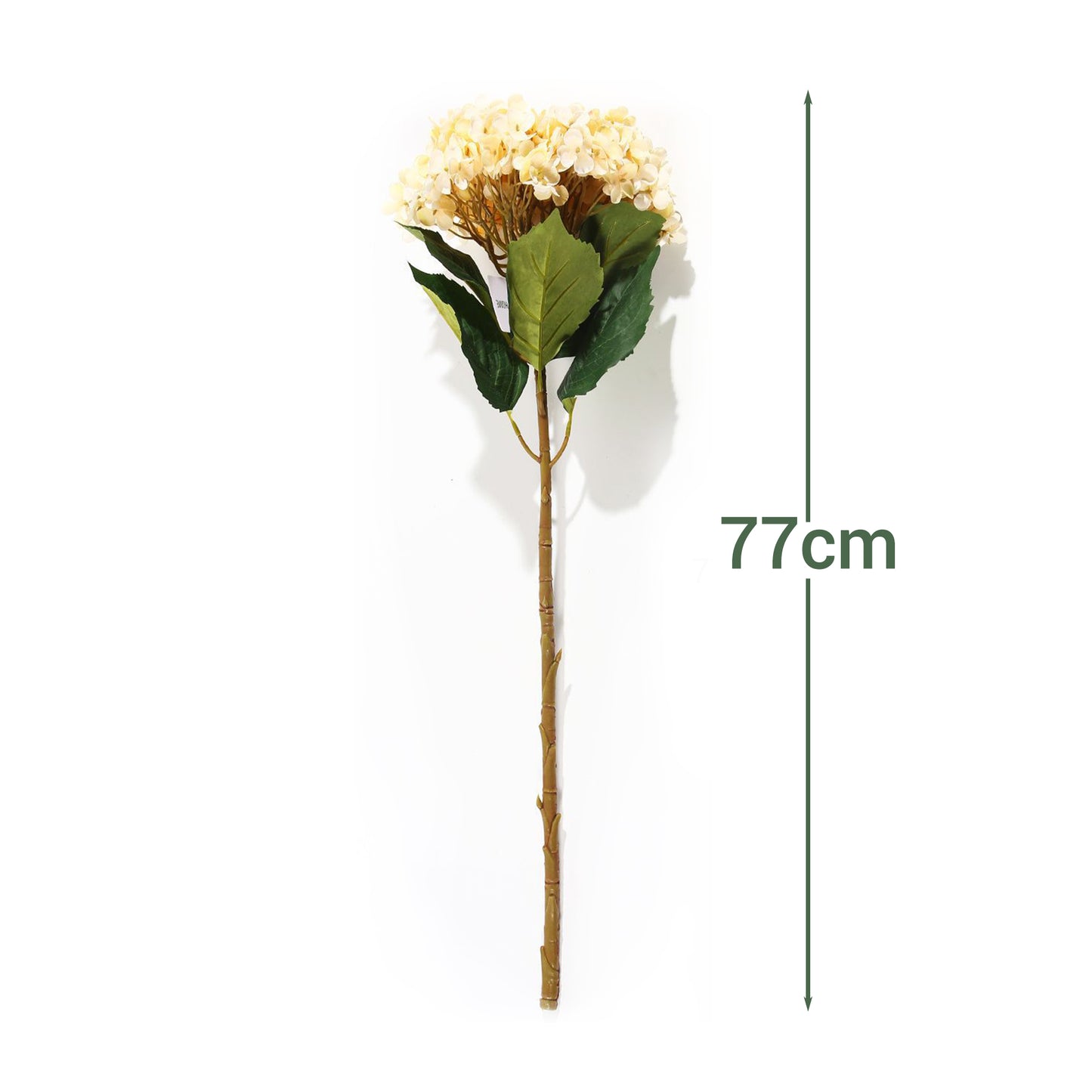 VATTEN HOME 2 hortensias Extra Grandes Ramo de hortensias de Seda de Tallo Largo Adecuado para Bodas, hogar, Hotel, decoración de Fiestas