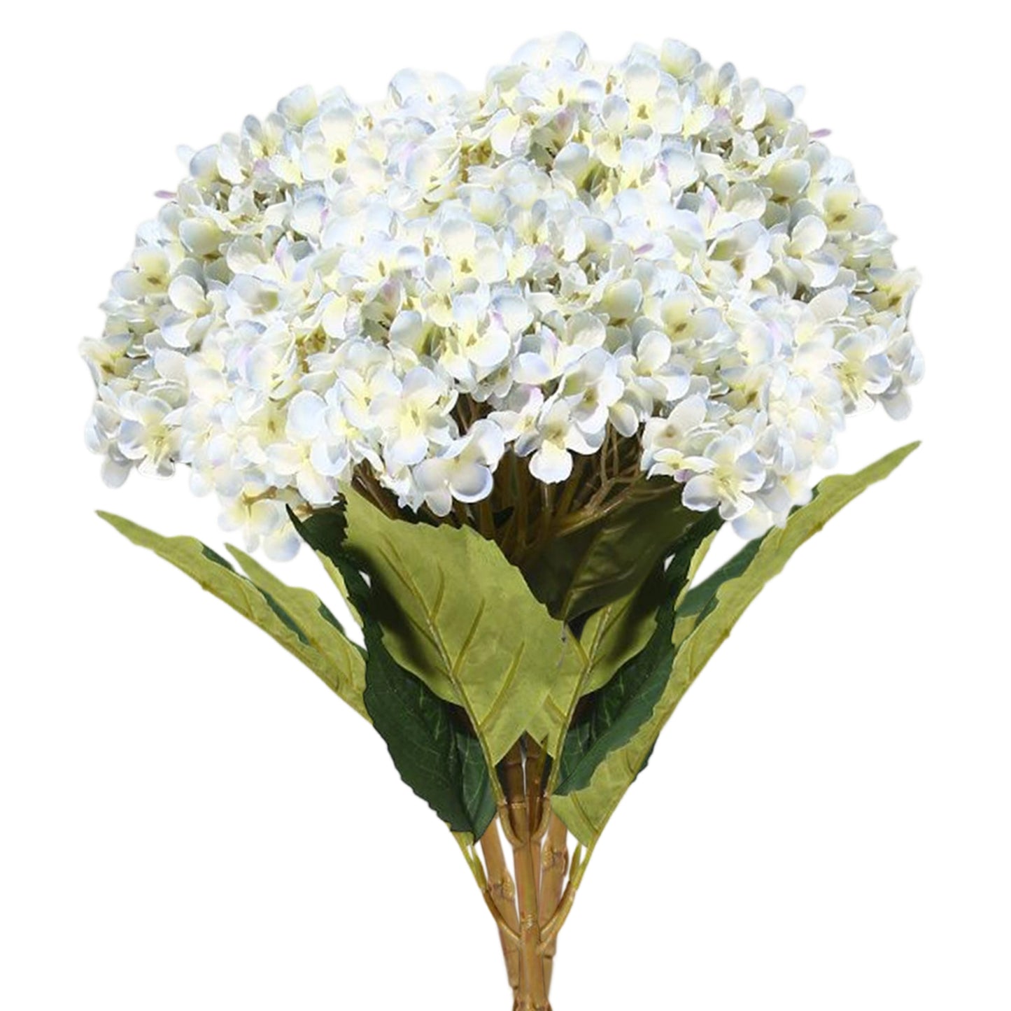 VATTEN HOME 2 hortensias Extra Grandes Ramo de hortensias de Seda de Tallo Largo Adecuado para Bodas, hogar, Hotel, decoración de Fiestas