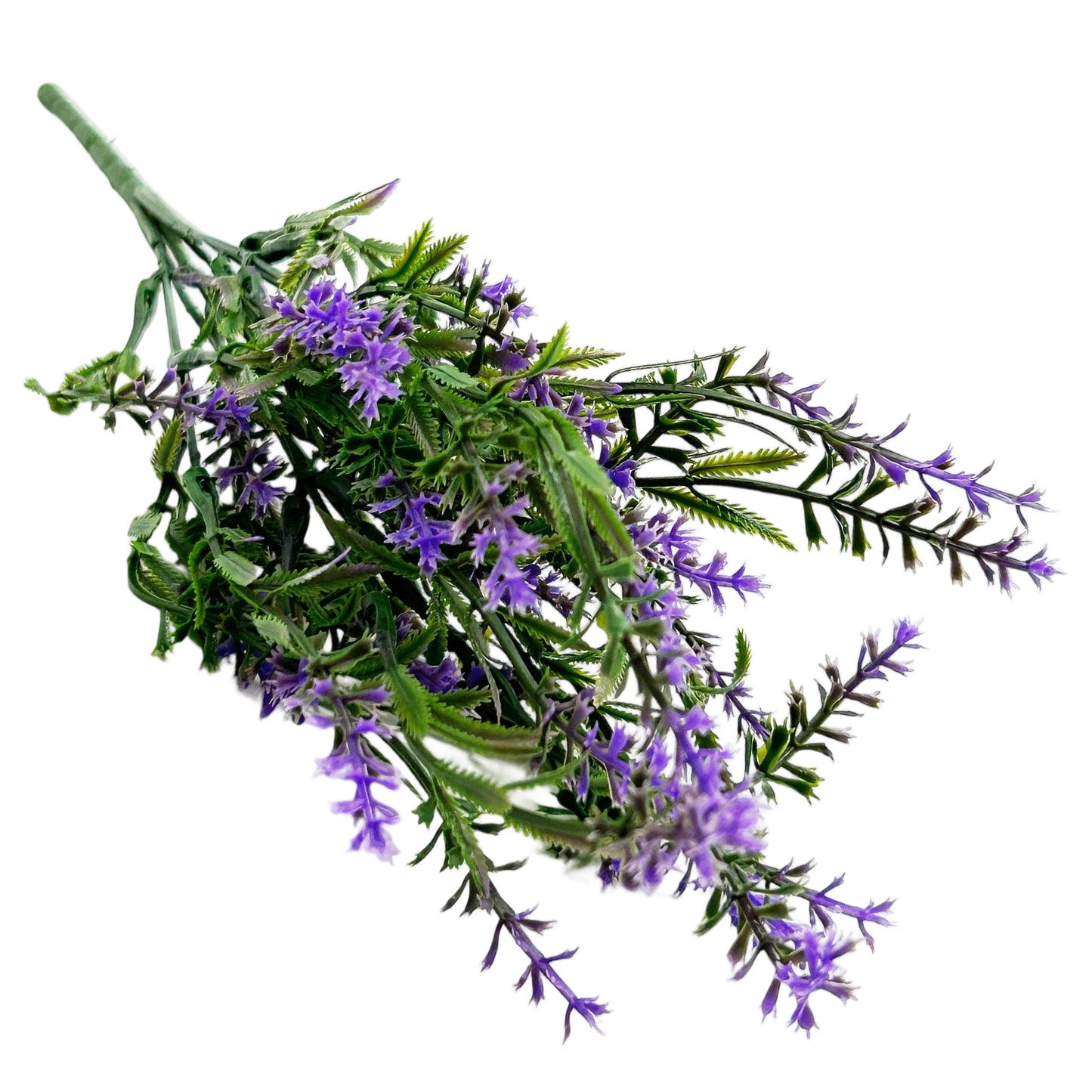 Ramo DE Flores Artificiales, Blanco, Morado, Polietileno+Hierro, Realista, Puro Y Elegante, para Crear FÁCILMENTE UN Ambiente ROMÁNTICO Y Elegante