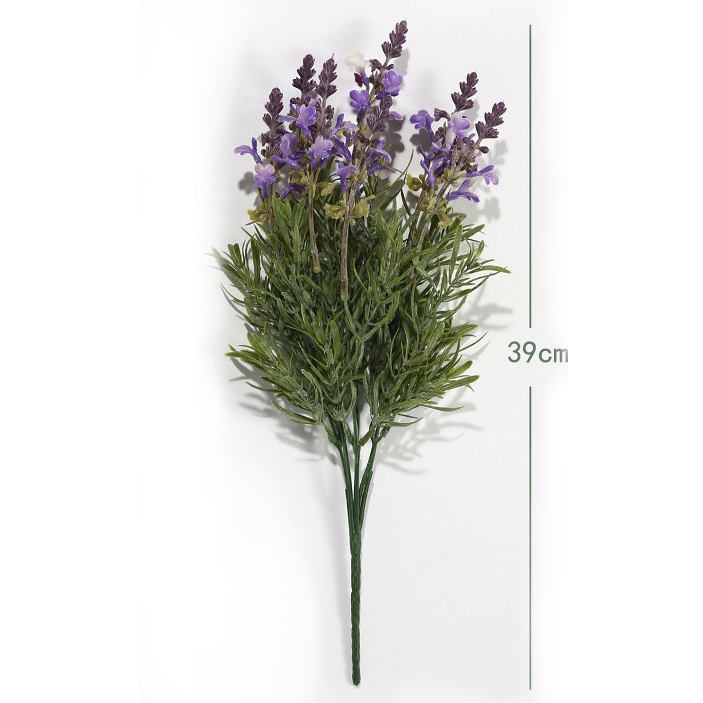 Ramo DE Flores Artificiales, Blanco, Morado, Polietileno+Hierro, Realista, Puro Y Elegante, para Crear FÁCILMENTE UN Ambiente ROMÁNTICO Y Elegante