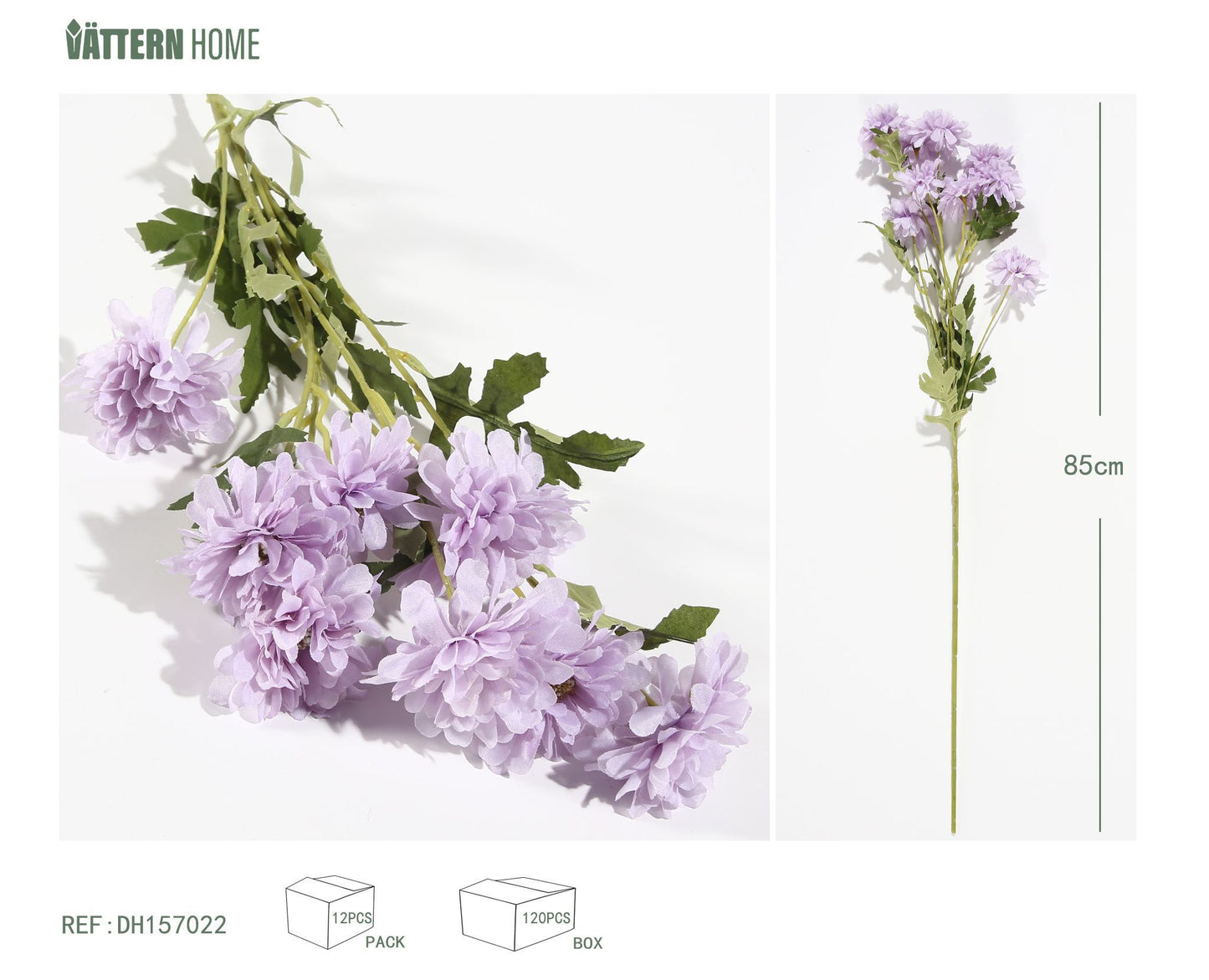 9 y Melaleuca 85CM blanco roto, rosa, morado, naranja