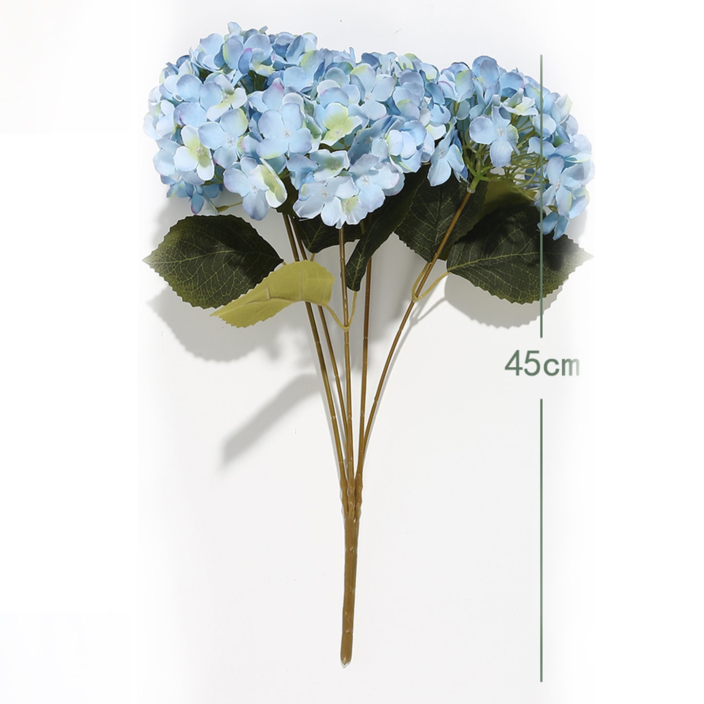 VATTEN HOME Flor Artificial, 45CM,5CM, POLIÉSTER, Polietileno, Hierro, Blanco, DECORACIÓN DE Interiores, SE Puede Utilizar para ARREGLOS Florales Y ENVASES DE Ramos