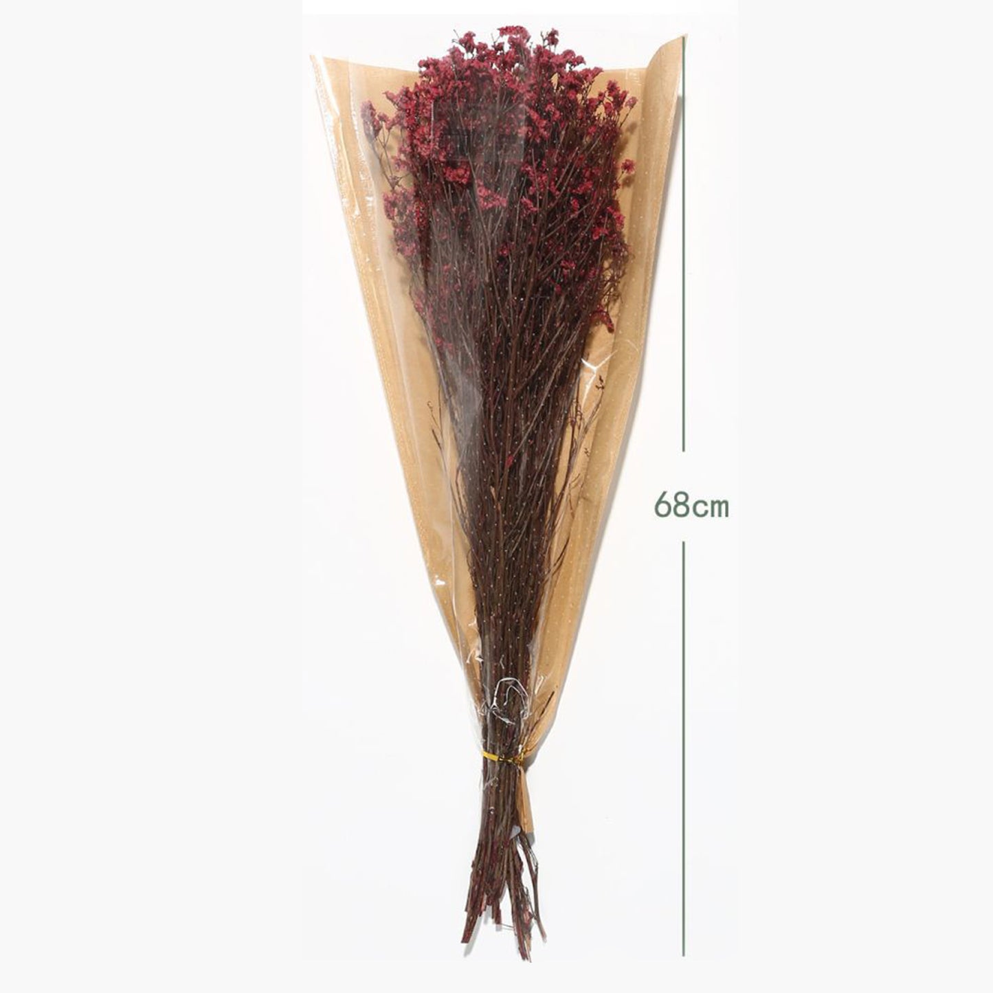 Los Ramos de Flores secas Naturales de Aliento de bebé se Pueden Usar para arreglos Florales, empaques de Regalo y Hacen Que la Vida hogareña esté Llena de Sentido Ritual.