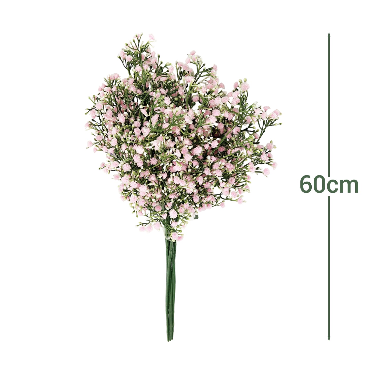 VATTEN HOME 5 Tenedor 25 Cabeza gypsophila Flor Artificial, 60CM, Amarillo, Rosa, Azul, Blanco, tapicería, se Puede Utilizar para arreglo Floral, Paquete Ramo