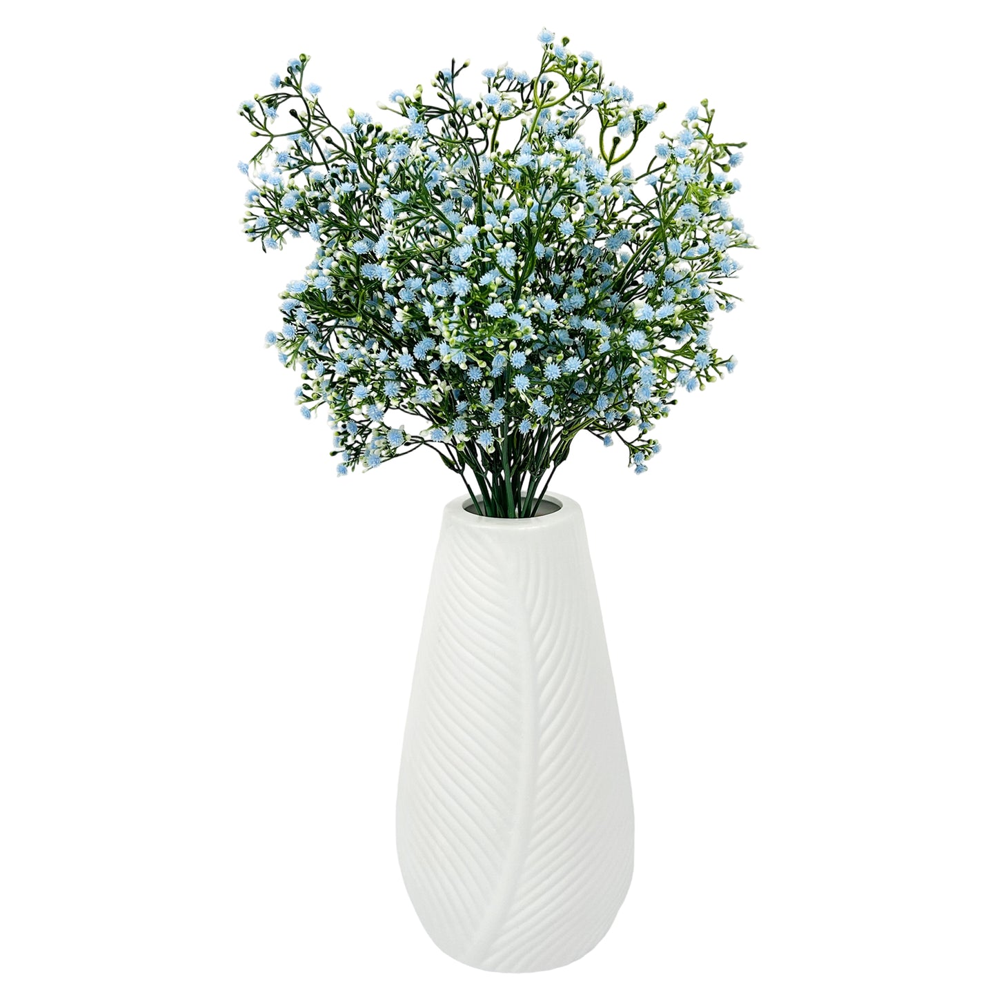 VATTEN HOME 5 Tenedor 25 Cabeza gypsophila Flor Artificial, 60CM, Amarillo, Rosa, Azul, Blanco, tapicería, se Puede Utilizar para arreglo Floral, Paquete Ramo