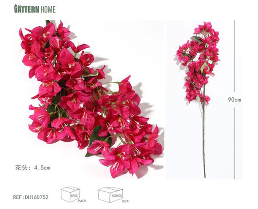 Rosa triangular 90CM. Cabeza de flor 4,5 cm