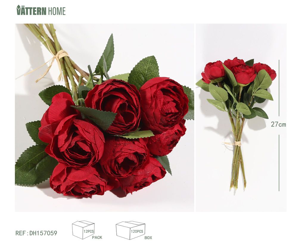 Ramo de 7 rosas 27CM
