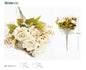 14 Camelias 50CM Blancas