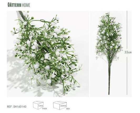 5 flores artificiales de gitano 33CM