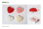 Vela en forma de corazón de 3*7CM, sabor a parafina, campana azul, sabor a crema, sabor a rosa, sabor a fresa (blanco, blanco lechoso, rosa, rojo), duración de combustión de 3,5 horas
