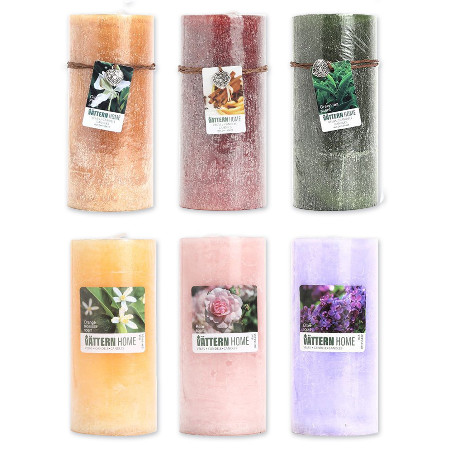 Vela Pilar Perfumada Para Un Ambiente Relajante Velas Aromáticas Decorativas