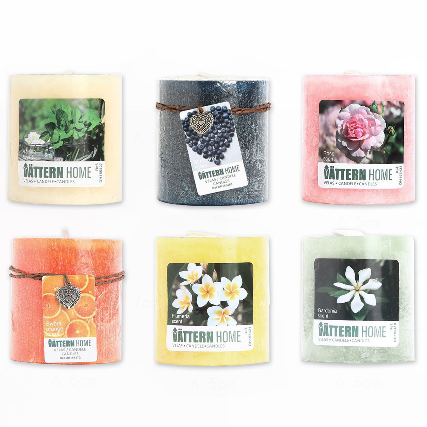 Vela Pilar Perfumada Para Un Ambiente Relajante Velas Aromáticas Decorativas
