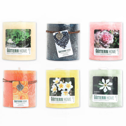 Vela Pilar Perfumada Para Un Ambiente Relajante Velas Aromáticas Decorativas