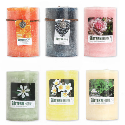 Vela Pilar Perfumada Para Un Ambiente Relajante Velas Aromáticas Decorativas