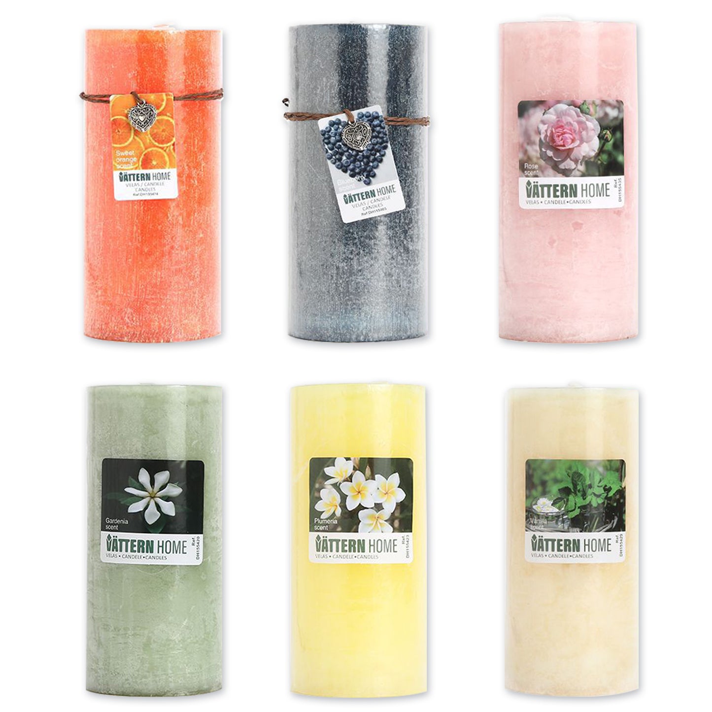 Vela Pilar Perfumada Para Un Ambiente Relajante Velas Aromáticas Decorativas