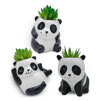 VATTEN HOME Plantas Artificiales 8 * 10CM, CERÁMICA, MACETAS DE Plantas Verdes SIMULADAS para Crear PAISAJES ECOLÓGICOS EN EL Espacio Natural Y Decoraciones ESCÉNICAS