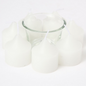 Juego de velas perfumadas de vidrio