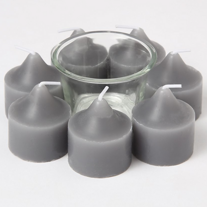 Juego de velas perfumadas de vidrio