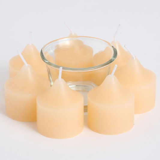 Juego de velas perfumadas de vidrio