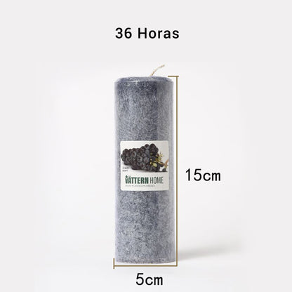 Vela Pilar Perfumada Para Un Ambiente Relajante Velas Aromáticas Decorativas