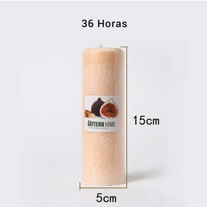 Vela Pilar Perfumada Para Un Ambiente Relajante Velas Aromáticas Decorativas