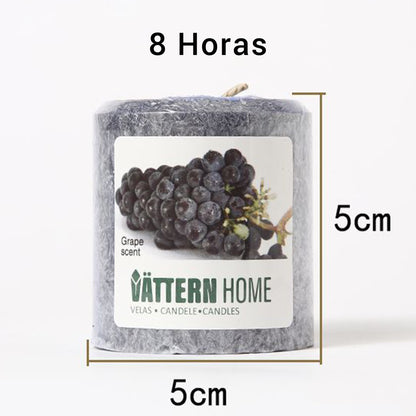 Vela Pilar Perfumada Para Un Ambiente Relajante Velas Aromáticas Decorativas