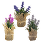 Maceta de lavanda de imitación de plástico, serie 5,5 x 5,5 x 15 cm