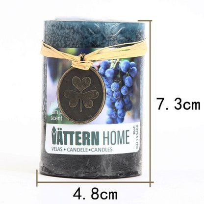 Velas Pilar Aromáticas Perfumadas de Larga Duración Velón Decorativo de Cera Premium Sin Humo, Ideal Regalo Mujer y Hogar