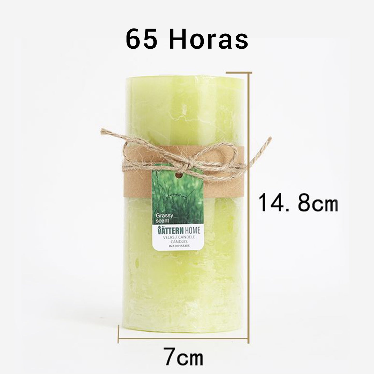 Vela Pilar Perfumada Para Un Ambiente Relajante Velas Aromáticas Decorativas