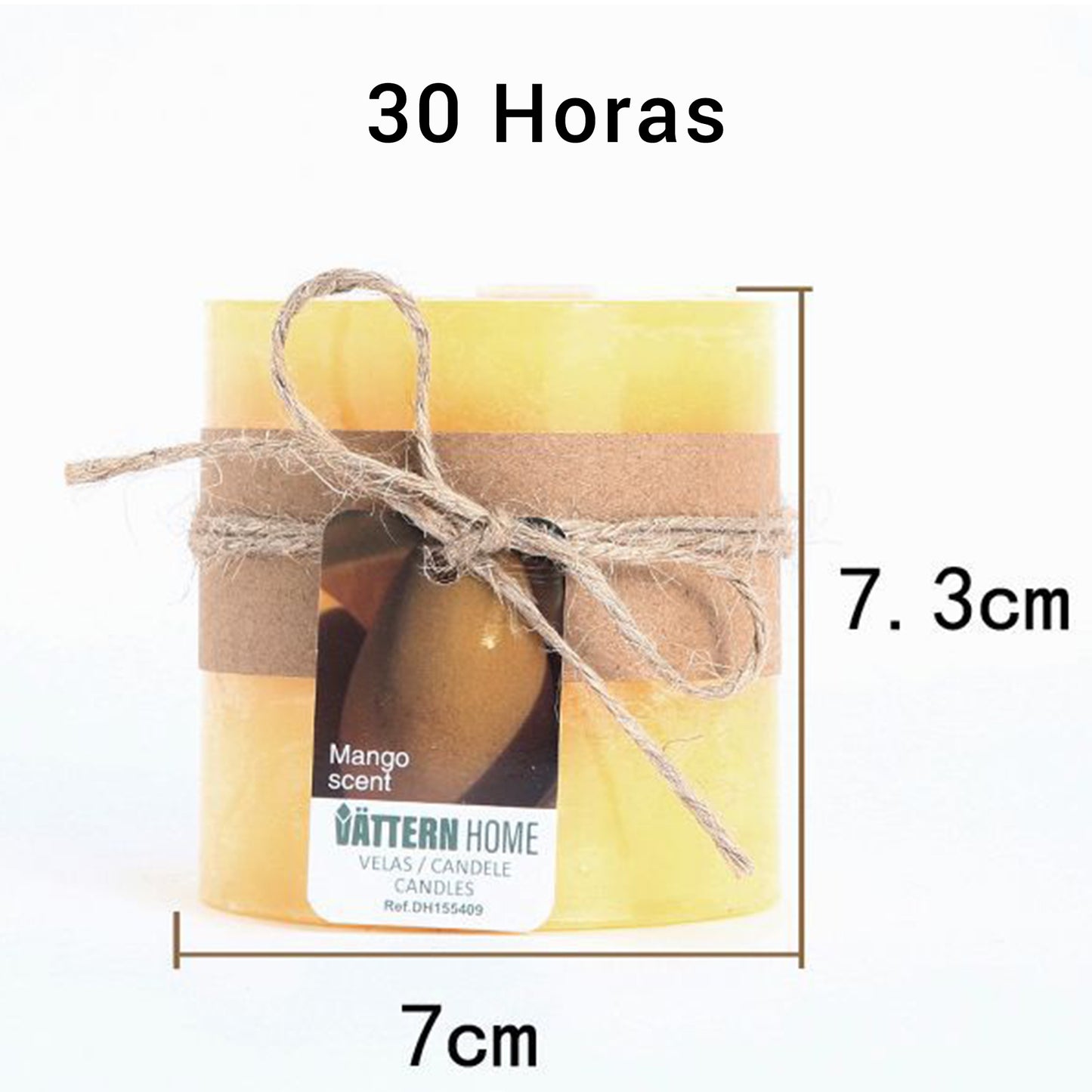 Vela Pilar Perfumada Para Un Ambiente Relajante Velas Aromáticas Decorativas